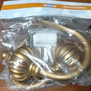 Graber Timeless Gold Elegance Drapery Holdback NEW